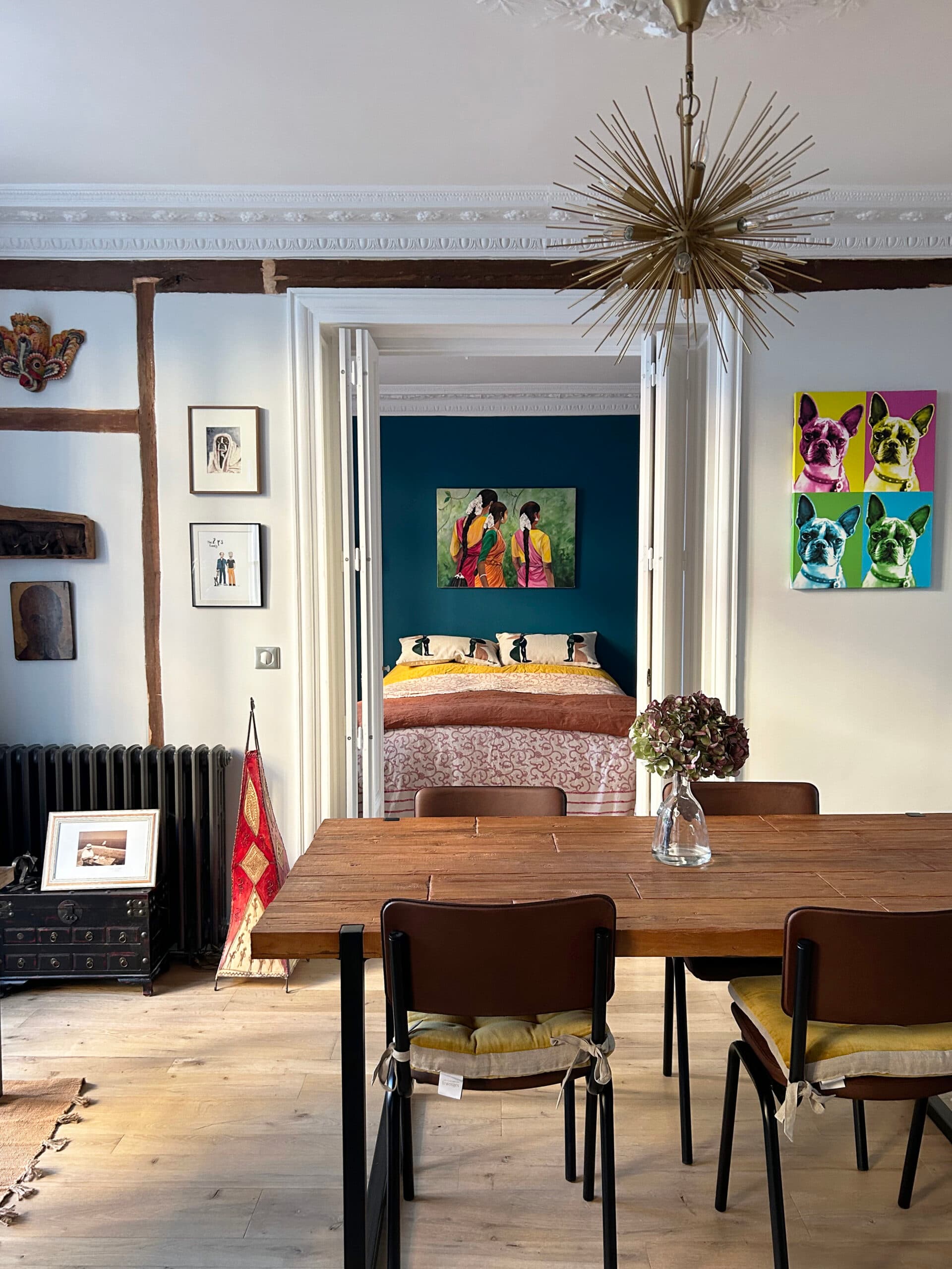 Salon ouvert sur la chambre — Projet 2P